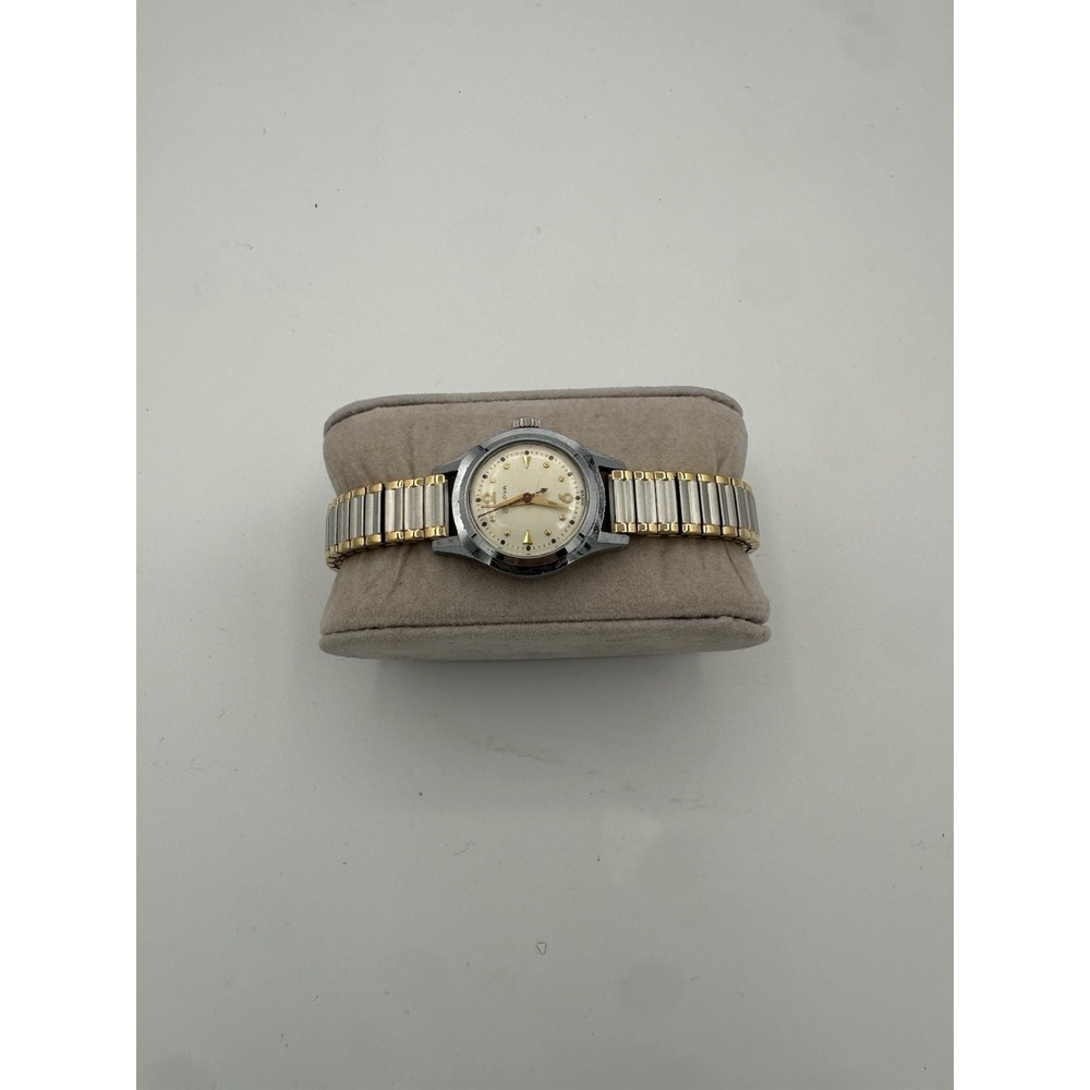 Bulova Vintage Ladies Self Winding Watch silver and Gold tone
